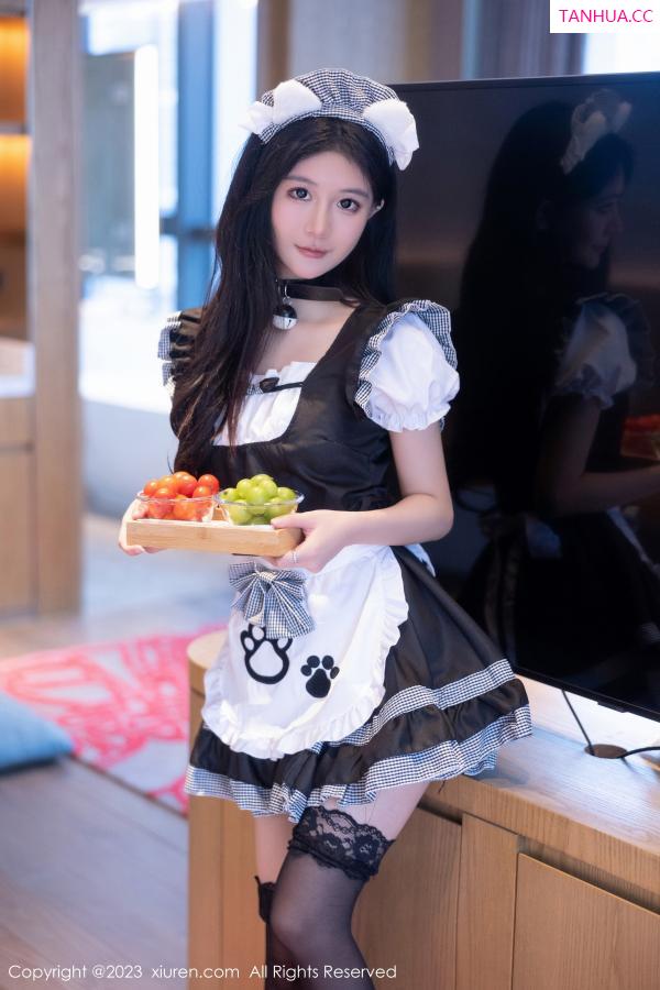   [XiuRen]高清写真图 2023.08.15 No.7237 幼幼 女仆美腿第27张图片